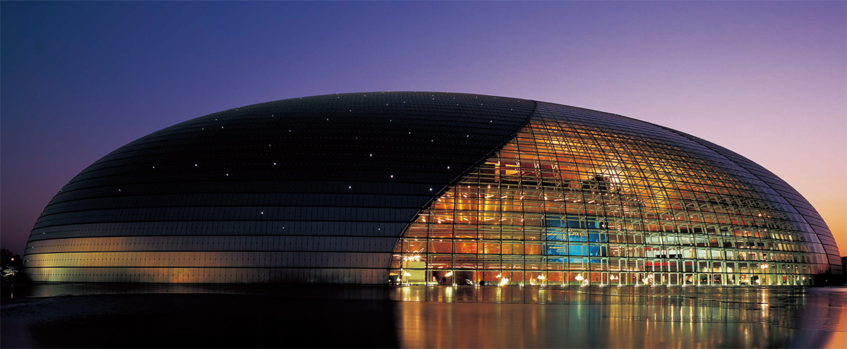 Glass curtain wall for  National Theater,China
