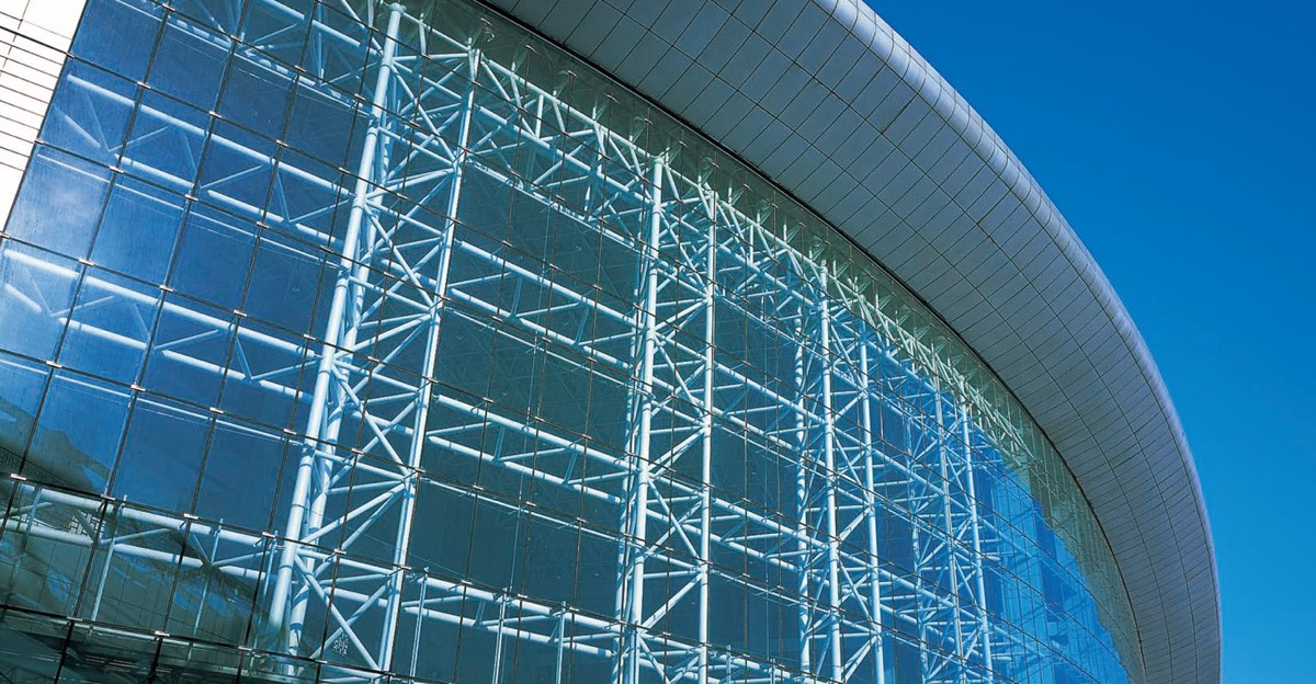 Glass curtain wall for  Harbin International Exhibition Center,China