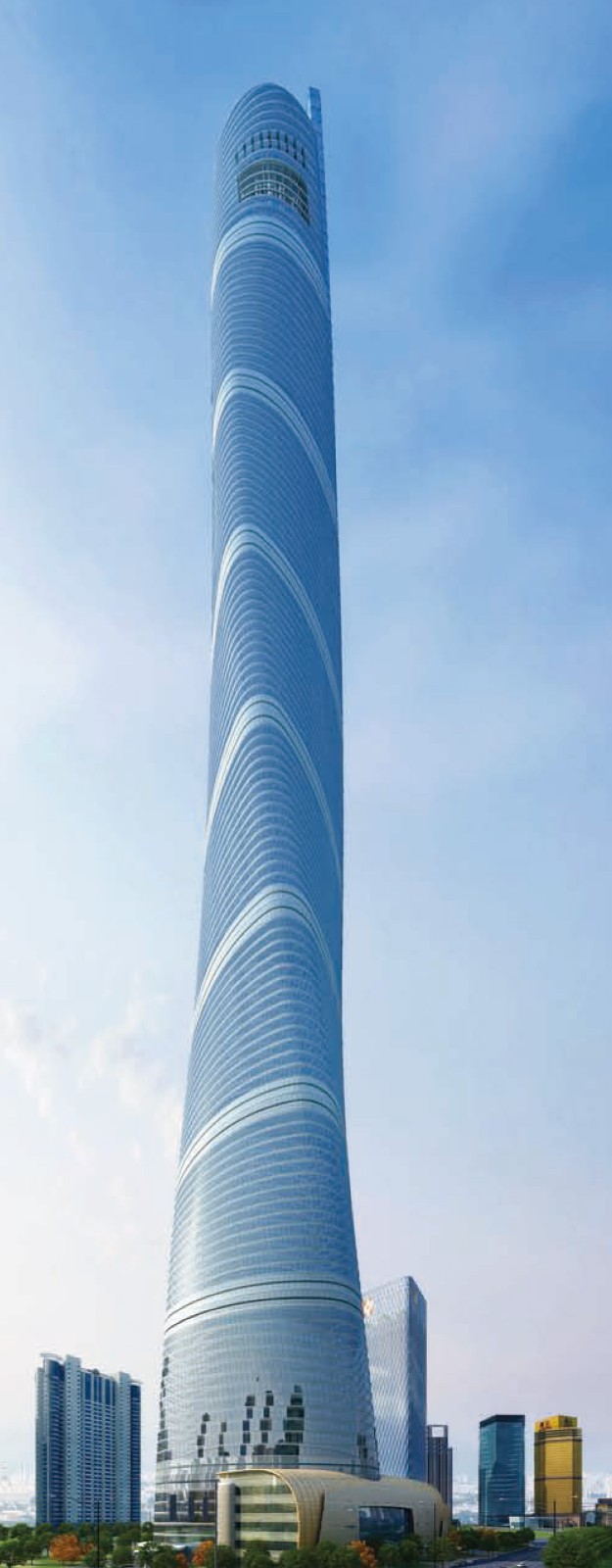 Glass curtain wall  for Shanghai Tower