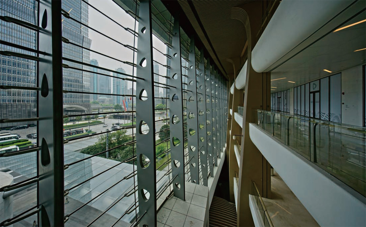 Glass curtain wall  for Shanghai Tower