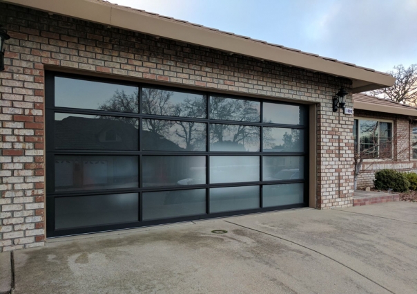 Glass sectional garage door projects