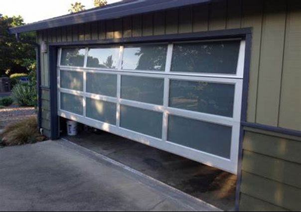 Glass sectional garage door projects 01