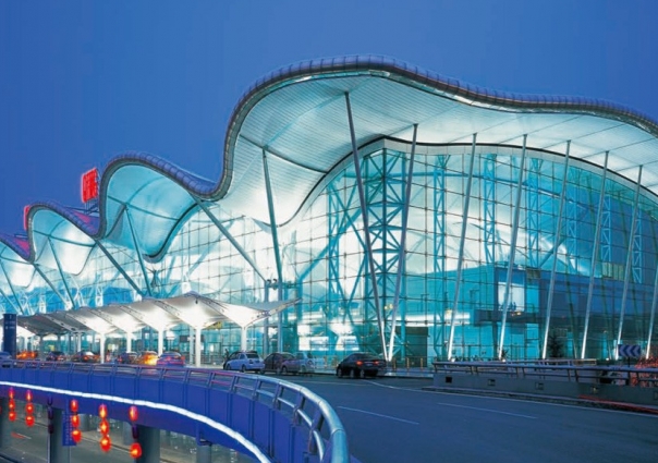 Glass curtain wall for China,Chongqing Jianbei International Airport Terminal