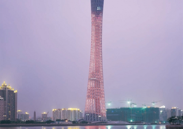 Glass curtain wall for Guangzhou Tower,China